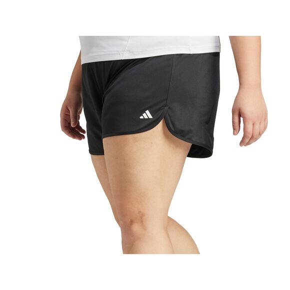 adidas Plus Size Pacer Essentials Performance High-Rise Shorts - Picture 1 of 3